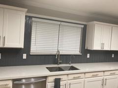 Tile Club Cool Gray Herringbone Glass Tile Review