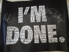 Ireland Boys Merch I'M DONE poster  Black  SIGNED Review
