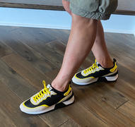 Lace Lab Yellow Luxury Leather Laces - Gunmetal Plated Review