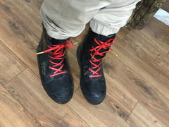 Angelus Direct  Red Luxury Leather Laces - Gold Plated Review