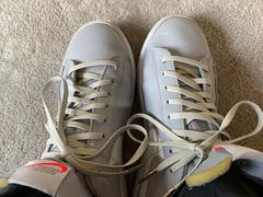 Lace Lab Light Grey Luxury Leather Laces - Silver Plated Review