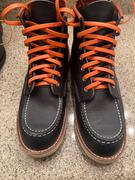 Angelus Direct  Orange Luxury Leather Laces - Gunmetal Plated Review