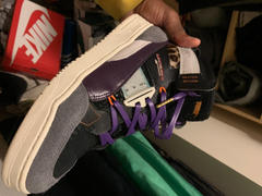 Lace Lab Purple Luxury Leather Laces - Gunmetal Plated Review