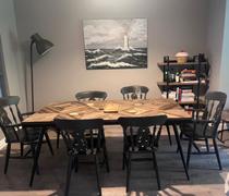 housecosy Torin 6 seat dining table, teak wood and black Review