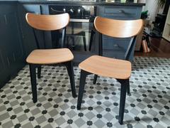 housecosy set of 2 Saburo dining chairs, oak and black Review
