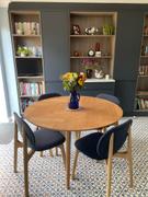 housecosy Kenji 4 seat round herringbone dining table, oak Review