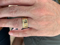 HappyLaulea 14K Gold Hawaiian Jewelry Diamond Eternity Ring [9mm width] Flat Shape Review