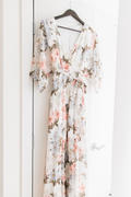 Baltic Born Kia Kimono Maxi Dress | White Floral Review