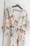 Baltic Born Kia Kimono Maxi Dress | White Floral Review