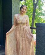 Baltic Born Anastasia Gown | Gold Sequin Review