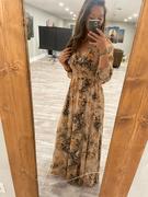Baltic Born Olivia Maxi Dress | Camel Print Review