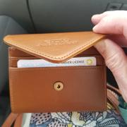 MegaGear Store Otto Angelino Leather Coin and Credit Card Organizer, RFID Blocking, Unisex Review
