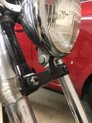 Lowbrow Customs Gorilla Headlight Mount for Harley 35mm Narrow Glide Front Forks Review