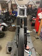 Lowbrow Customs Triumph Harley Neck Bearing Conversion - Fit a HD or Springer front end to your Triumph Review