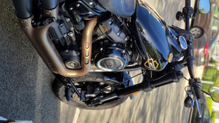Lowbrow Customs Banded Screw-In Gas Cap for Harley-Davidson 1996 & later - Brass Review