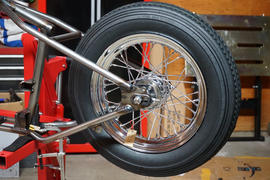 Lowbrow Customs 16 x 3.00 Chrome Complete Rear Wheel fits all Harley-Davidson 1979-1999 Review