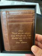Swanky Badger Front Pocket Wallet: Message Review