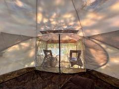 RBM Outdoors All-Season Premium Outfitter Wall Tent with Stove Jack  Hexagon. Best for 8 person. Review