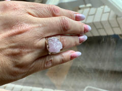Stoned Hilda Raw Kunzite Silver Gemstone Ring Review