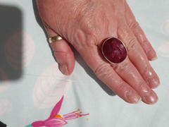 Stoned Hilda Saun Chunky Ruby Gemstone  Ring Review