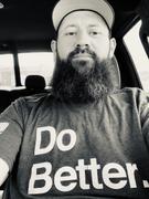 Live Bearded Do Better Tee - Vintage Navy Blue Review