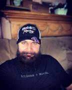 Live Bearded Actions > Words. Tee - Midnight Navy Review