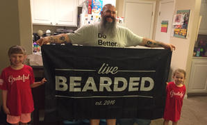 Live Bearded Live Bearded Flag - Black Review