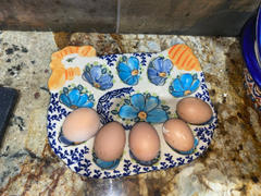 The Polish Pottery Outlet 10.25 Egg Plate (Peacock) | T140T-54 Review