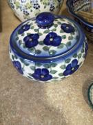 The Polish Pottery Outlet 8.5x12.5 Rect. Covered Baker (Blue Basket Weave) | Z151U-32 Review
