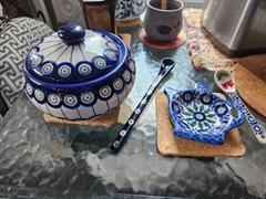 The Polish Pottery Outlet Round Covered Container (Peacock in Line) | WR31I-SM1 Review