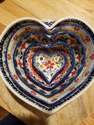The Polish Pottery Outlet Extra Large Heart Bowl (Pastel Garden) | M190S-JZ38 Review
