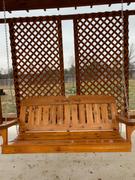 ThePorchSwingCompany.com TMP Outdoor Furniture Victorian Red Cedar Porch Swing Review