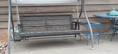 ThePorchSwingCompany.com TMP Outdoor Furniture Contoured Classic Red Cedar Porch Swing Review