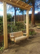 ThePorchSwingCompany.com TMP Outdoor Furniture Contoured Classic Red Cedar Porch Swing Review