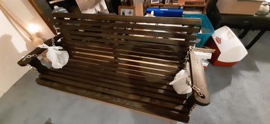 ThePorchSwingCompany.com TMP Outdoor Furniture Contoured Classic Red Cedar Porch Swing Review