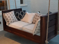 ThePorchSwingCompany.com Barn-Shed-Play 4 Hole Black Porch Swing Hangers Review