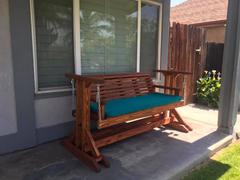 ThePorchSwingCompany.com Southern Swings Classic Stained Porch Glider Review