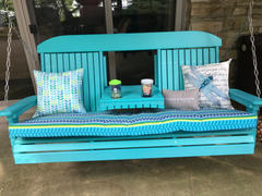 ThePorchSwingCompany.com LuxCraft Classic Highback Console 5ft. Recycled Plastic Porch Swing Review