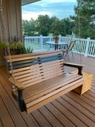 ThePorchSwingCompany.com LuxCraft Rollback 4ft. Recycled Plastic Porch Swing Review