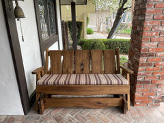 januscounselling A&L Furniture Co. Blue Mountain Live Edge Timberland Porch Glider Review