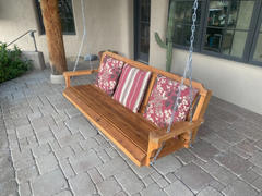 ThePorchSwingCompany.com TMP Outdoor Furniture Traditional Red Cedar Porch Swing Review