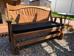 ThePorchSwingCompany.com A&L Furniture Co. Fanback Red Cedar Porch Glider Review