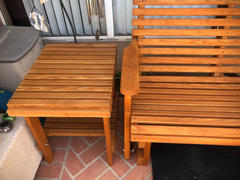 ThePorchSwingCompany.com Treasure State Amish Co. Red Cedar Side Table Review