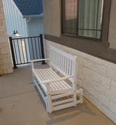 ThePorchSwingCompany.com Live Casual Daybreak 4ft. Porch Glider Review