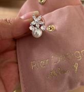 Rior Design Ohrringe Fleur mit Perle in Silber Review
