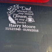 Thought Bubble Studio Dad Always on My Mind Memorial Decal Review