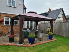 Gazebo Spare Parts Canopy for 3m x 4m Garden Nation Belvedere Patio Gazebo - Two Tier Review