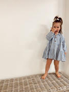 The Lullaby Club Mini Avalon Smock Dress // Blue Gingham Review