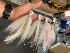 The Saltwater Edge Dyed over White Strung Chinese Saddle Hackle Review