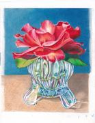 Ann Kullberg Rose and Glass Vase - Pajama Class with Gretchen Parker Review